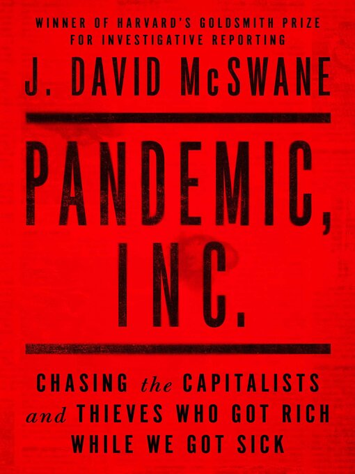 Title details for Pandemic, Inc. by J. David McSwane - Available